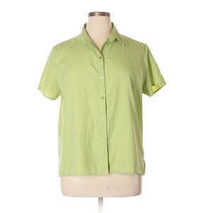 White Stag Women’s XL Green Button Down Shirt